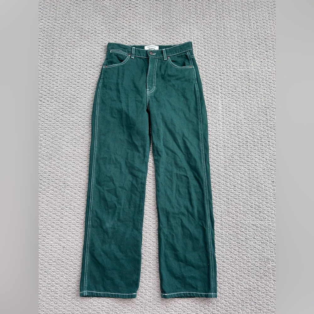 Reformation Cowboy High Rise Straight Jeans Organic Cotton
Emerald Green
Size 26 - Picture 3 of 12